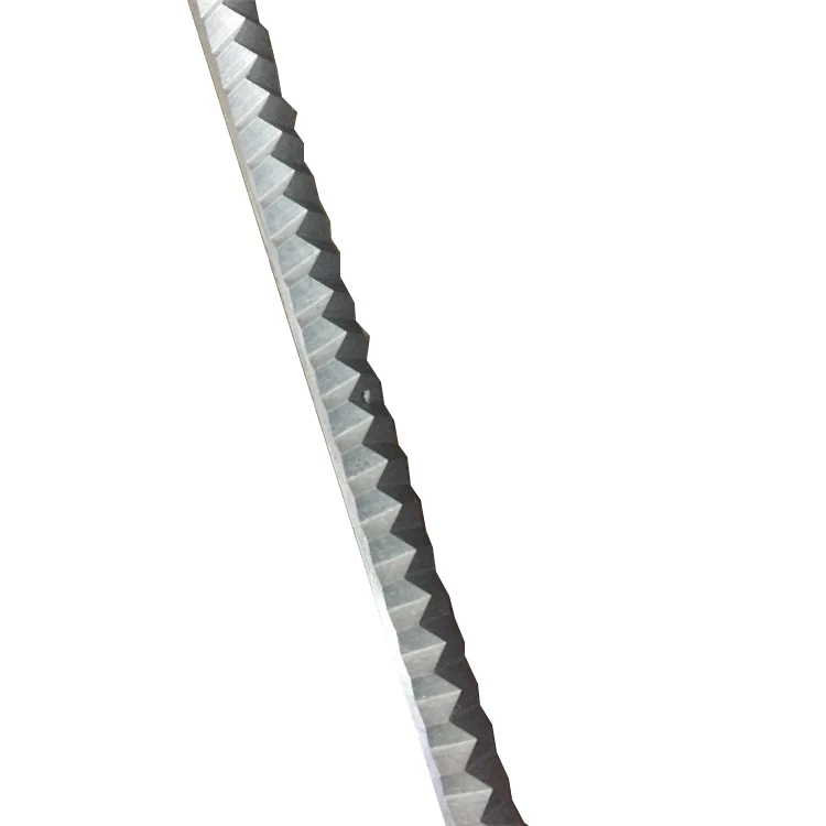 zigzag knife Pp/pet Film Sealing Machine Blade Serrated Packing Machine Blade Zigzag OEM Knife Set