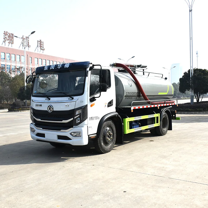 Новая или используемая технология dongfeng 10000L септик Вакуумный Пылесос Для очистки сточных вод