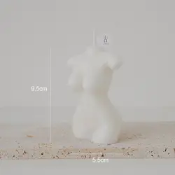 Creativity woman shape scented candles soy wax cotton wick Female body shape scented candle