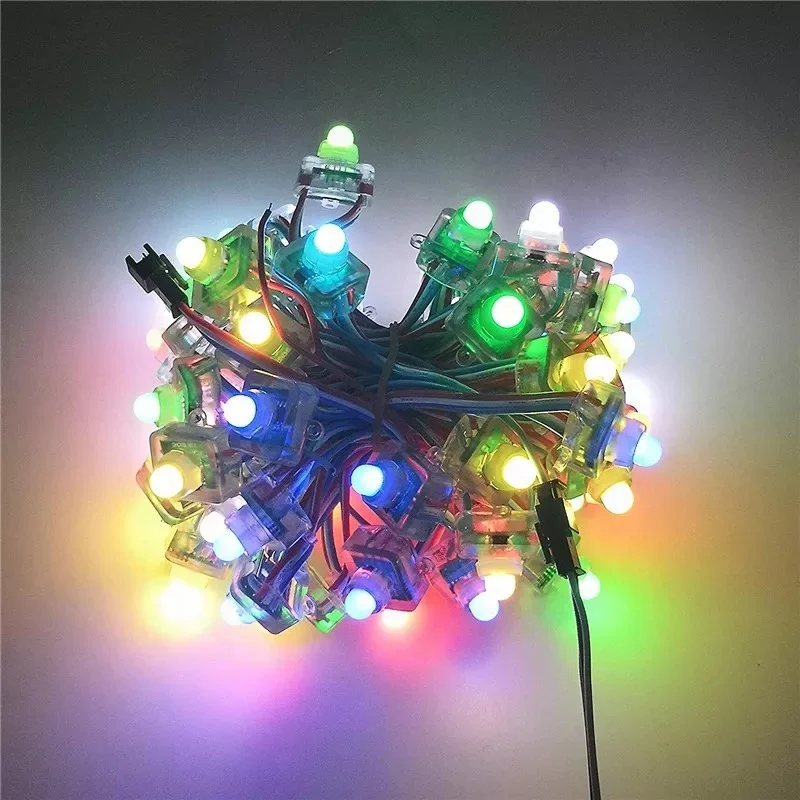  TP IP68 водонепроницаемый 12V 4-дюймовый черный цвет провода WS2811 LED Пуля узлы с