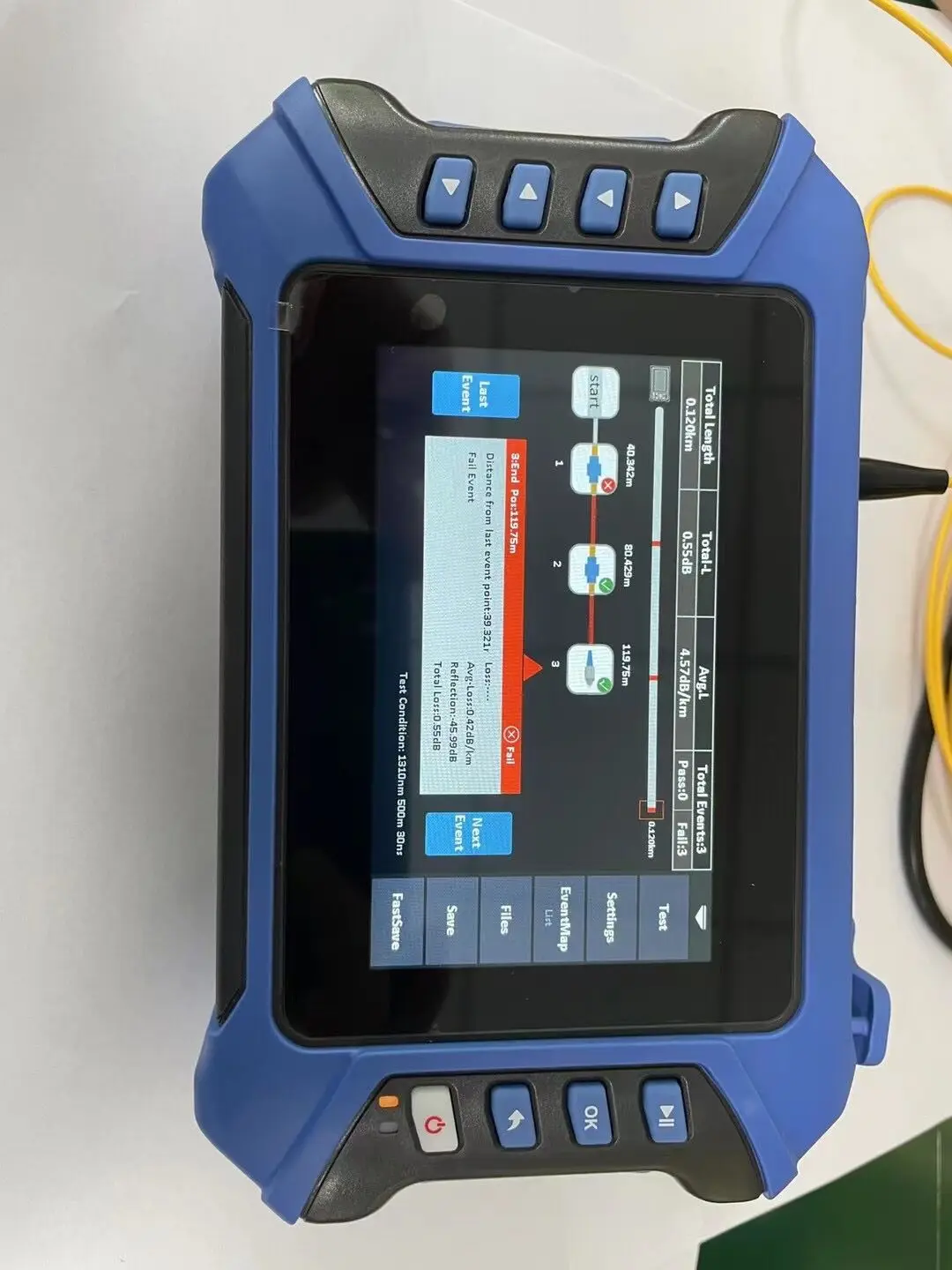 FTTX JW3302H Mini PRO OTDR Optical Time Domain Reflectometer12 IN 1 MultiFunction Fiber Breakpoint Tester 3.5inch LCD Screen