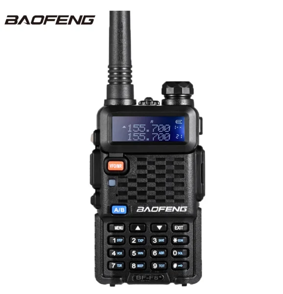 Baofeng F8+ Walkie Talkie 10 km VHF UHF Dual Band Handheld