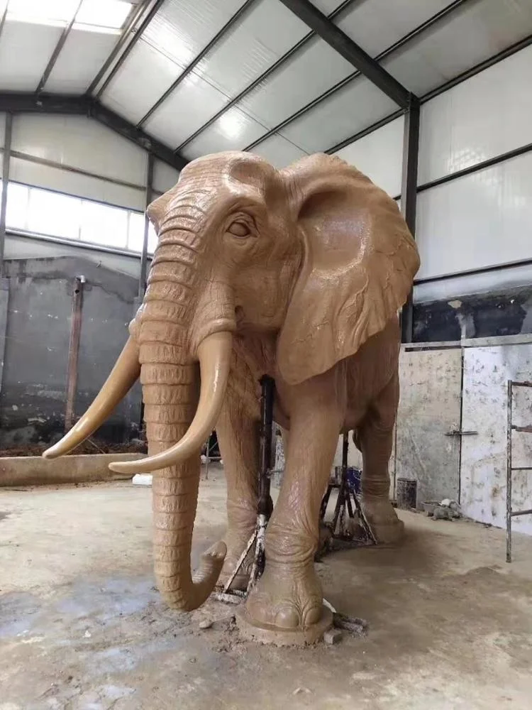 Outdoor customized garden bronze elephant statue sculpture