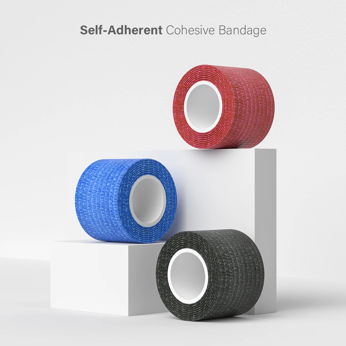 Wholesale 24pcs/box Tattoo Self Adhesive Bandage 5*45cm Elastic Fabric Self Adhesive 9 Colors Bandage for Tattoo