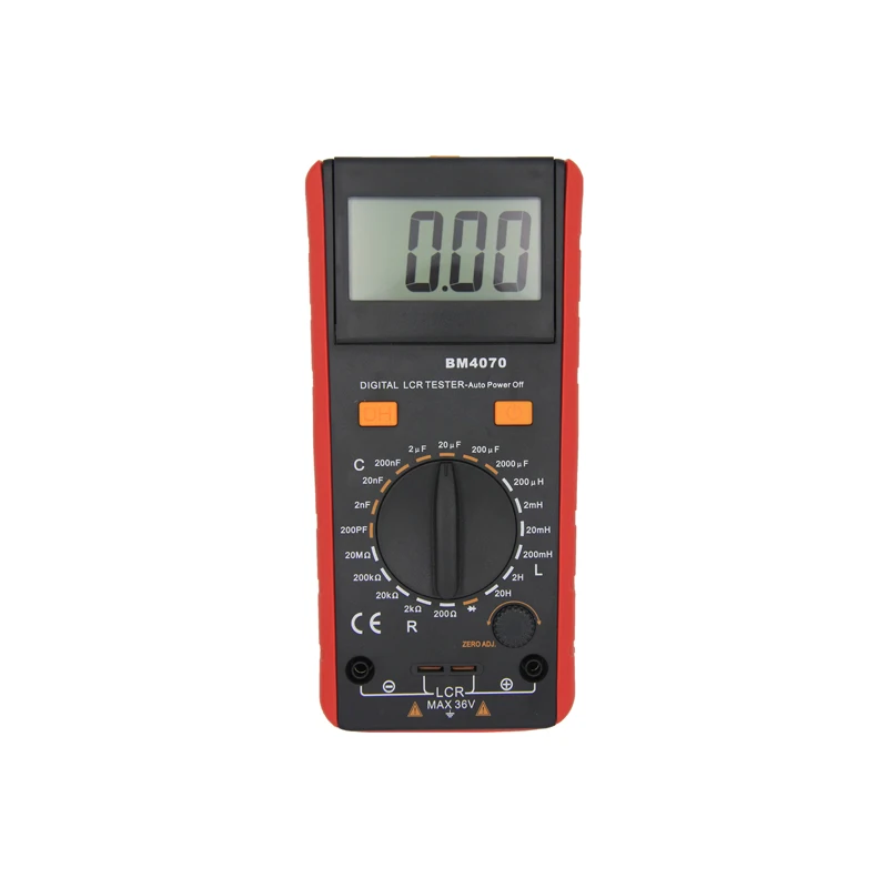 BM4070 Digital LCD LCR Meter Multimeter With Crocodile Clip Measuring Tool Universal Tester.