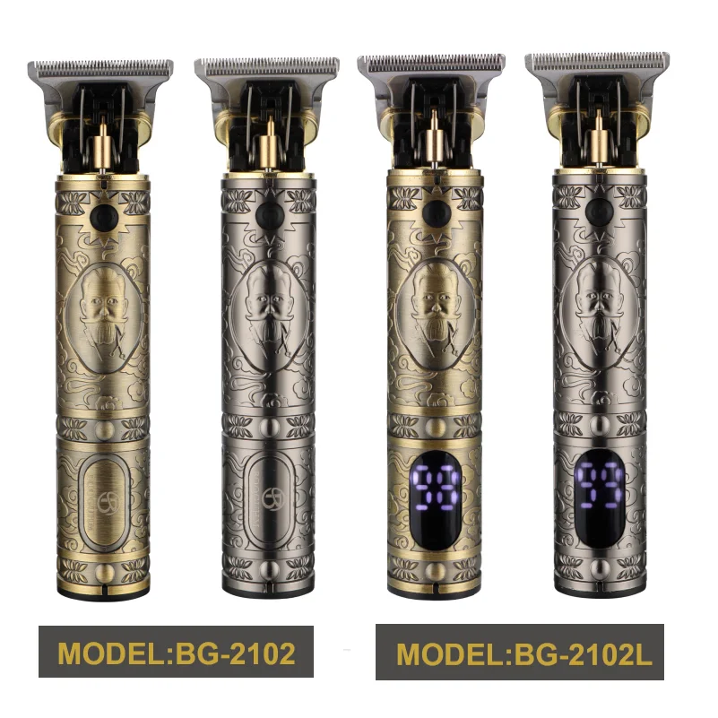 Retro Style Durable And High Quality Powerful cordless Hair Clipper for men Professional hair Trimmer