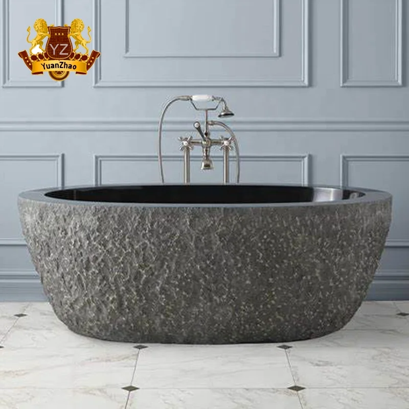 Hand Made Stone Carving and Sculptures Big Rock River Stone Bathtubs Nature Stone Bath