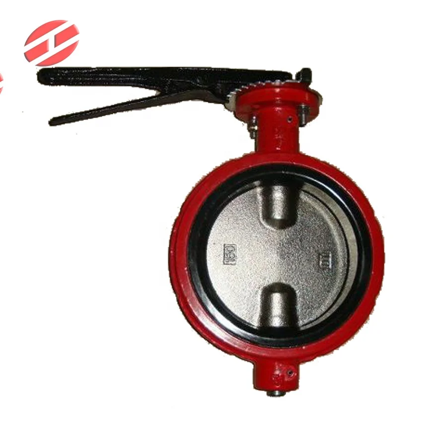 Клапан-бабочка из ковкого чугуна 4 дюйма DN100 для нефтяных месторождений, ANSI 150