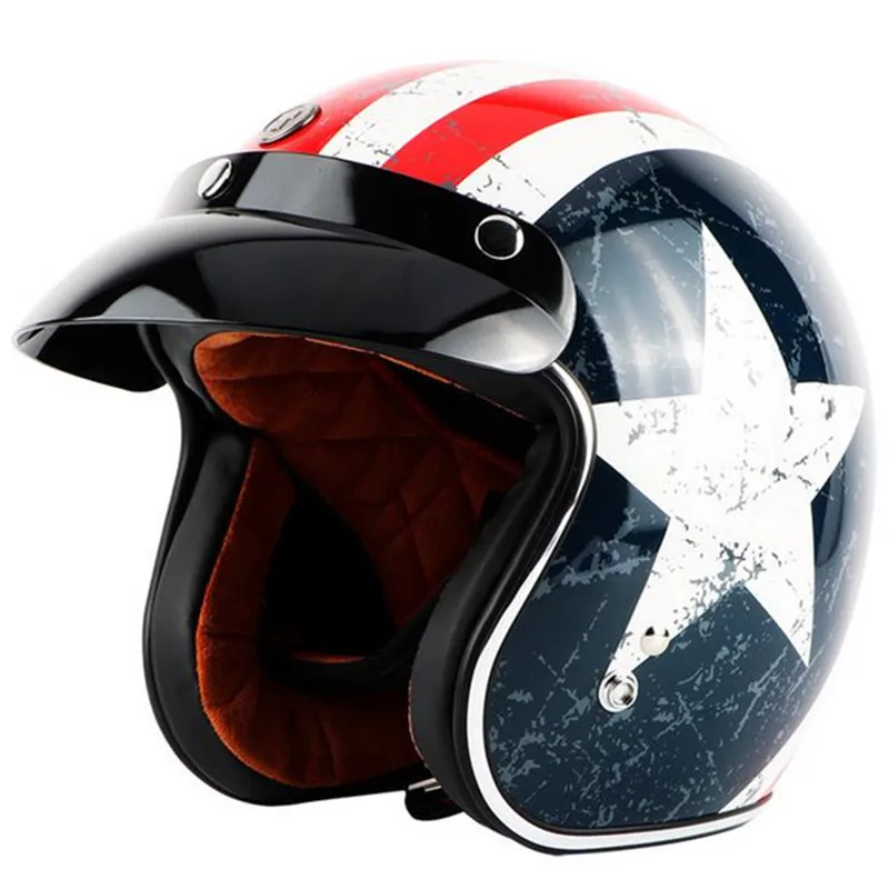 SUBO Classic Retro Motorbike Helmet style motorcycle helmet For Chopper bikes Hary style helmet