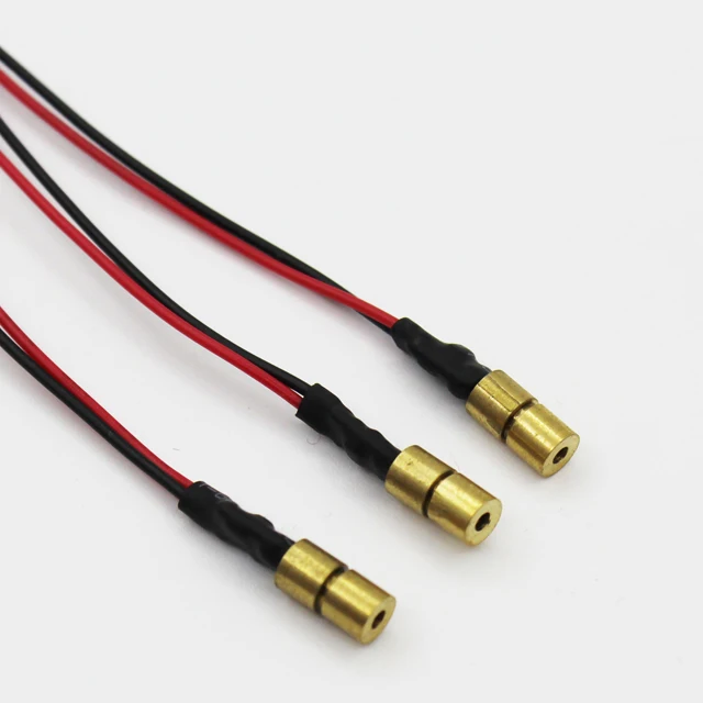 Red Dot Laser Diode Module 5mw 650nm Red Laser Cutting Point Brass Module