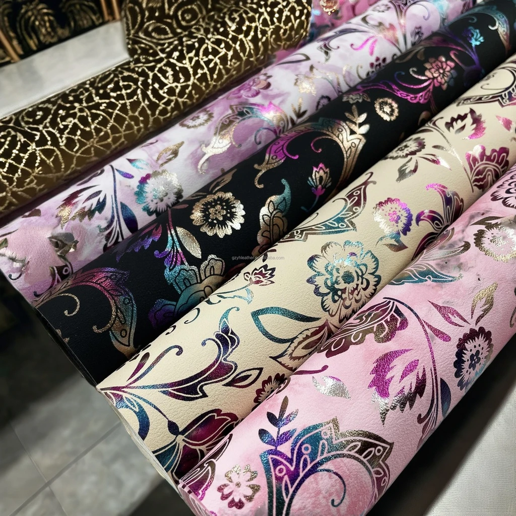 PVC Synthetic Leather Magic Pattern Film with Wear-Resistant & Waterproof Features for Shoe & Bag Making Furniture & Craft Use