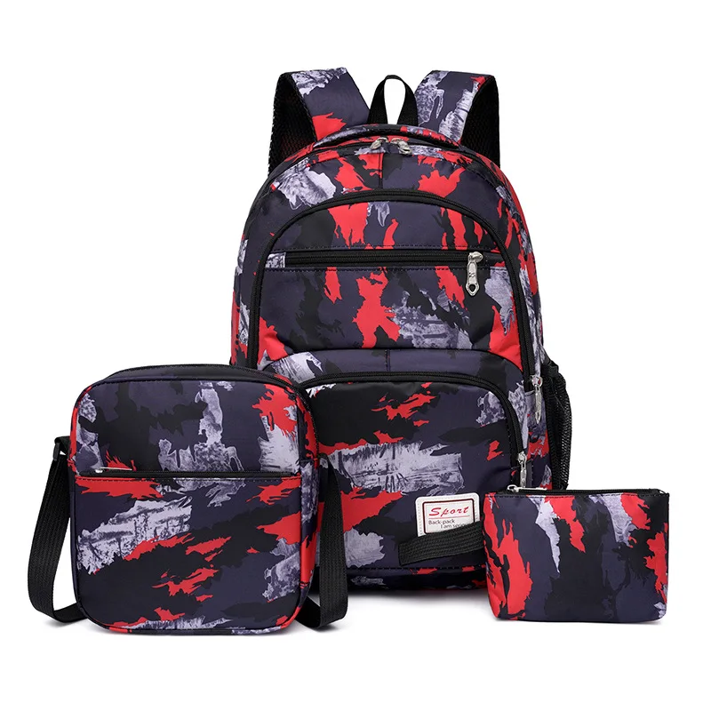 YAKEDA Custom Waterproof School Backpack Large Capacity 3 In 1 Usb Men Business Laptop Backpack Set Laptop Bags Back Pack