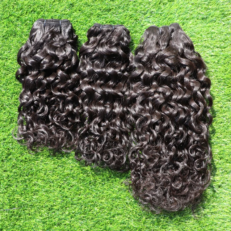 GS Fast Shipping Malaysian Hair Natural Wave, Raw Indian Hair Directly From India, Virgin Water Wave 100 Human Hair Weave