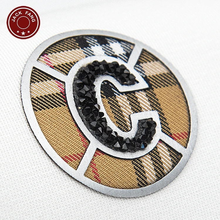 Wholesale Custom T-Shirt Size Neck Silicone Logo Label 3D Raised Tpu And Silicone Heat Transfer Label