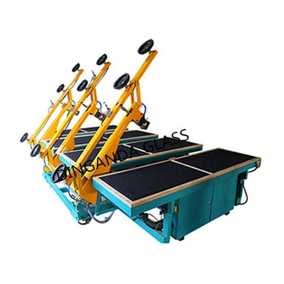 Factory direct sale auto glass loading table / manual glass cutting table for glass factory