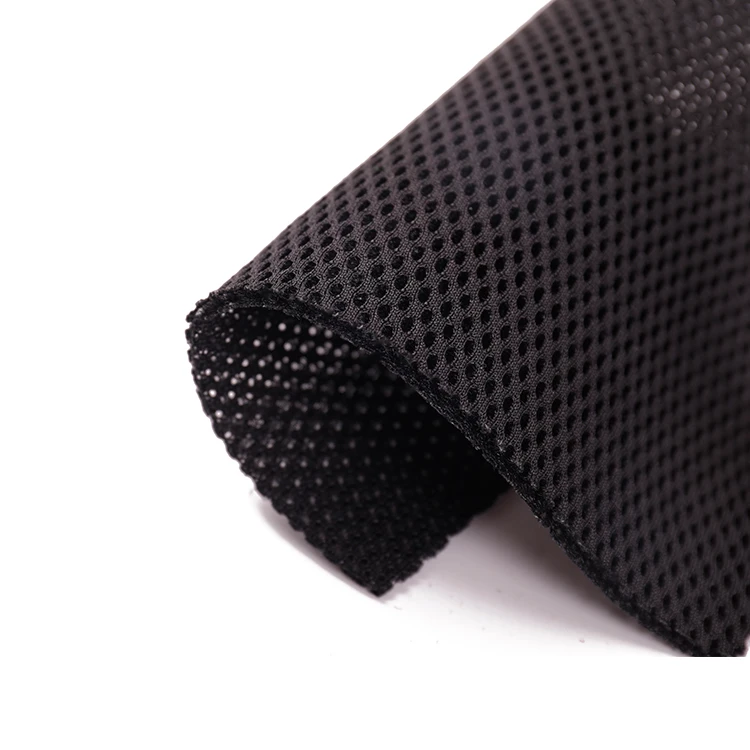 Wholesale 3D Spacer Polyester Knitted Stretch Net Mesh Fabric For Shoes Nylon Air Polyester Mesh