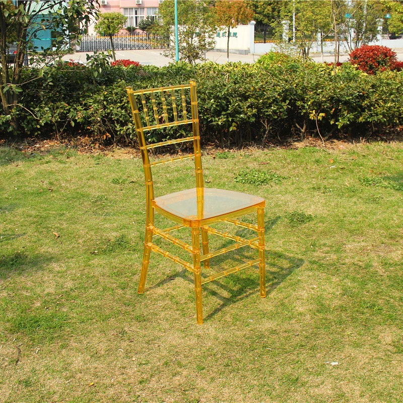 Wholesale transparent resin napoleon Chiavari Chairs wedding chair chavari party tiffany chivari chair clear acrylic hotel