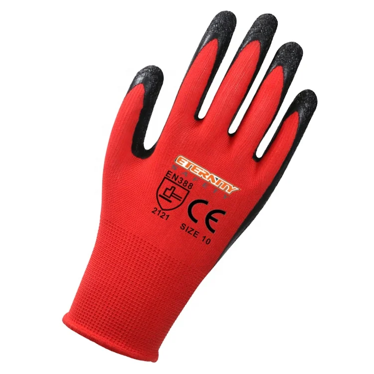  Espuma де латекс guantes de trabajo покрытие