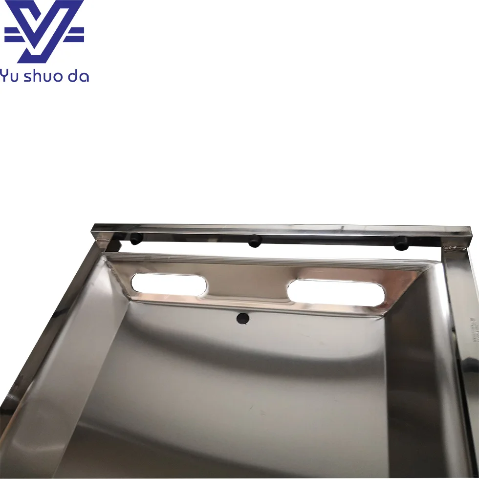 New design roller style hospital use autopsy trolley with brakes