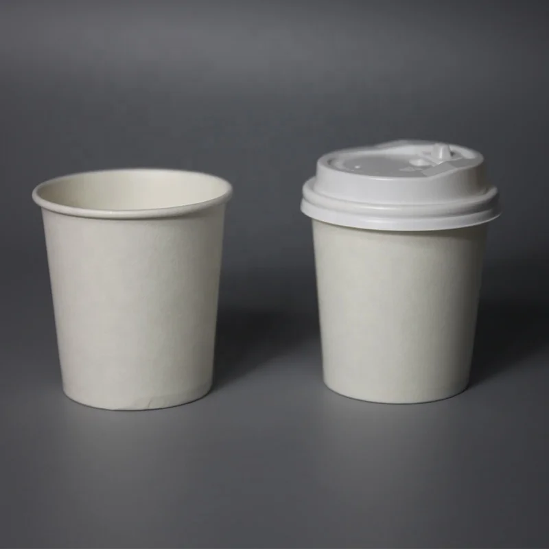 white disposable single wall wholesale coffee cups lid plastic green paper cup