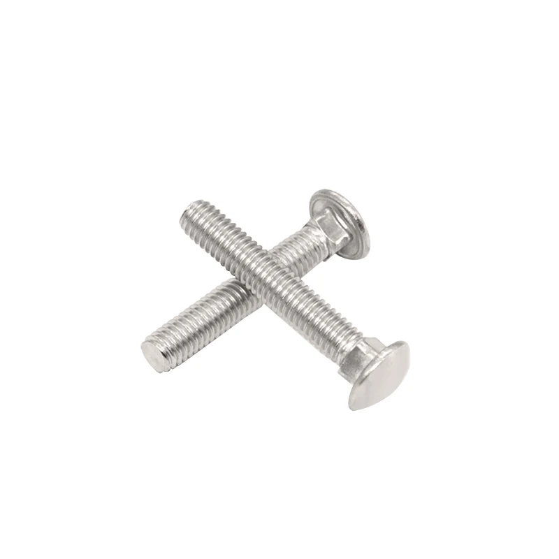 High Quality ANSIB18.5 Round Head Square Neck Bolts Stainless Steel304 Carriage Bolts