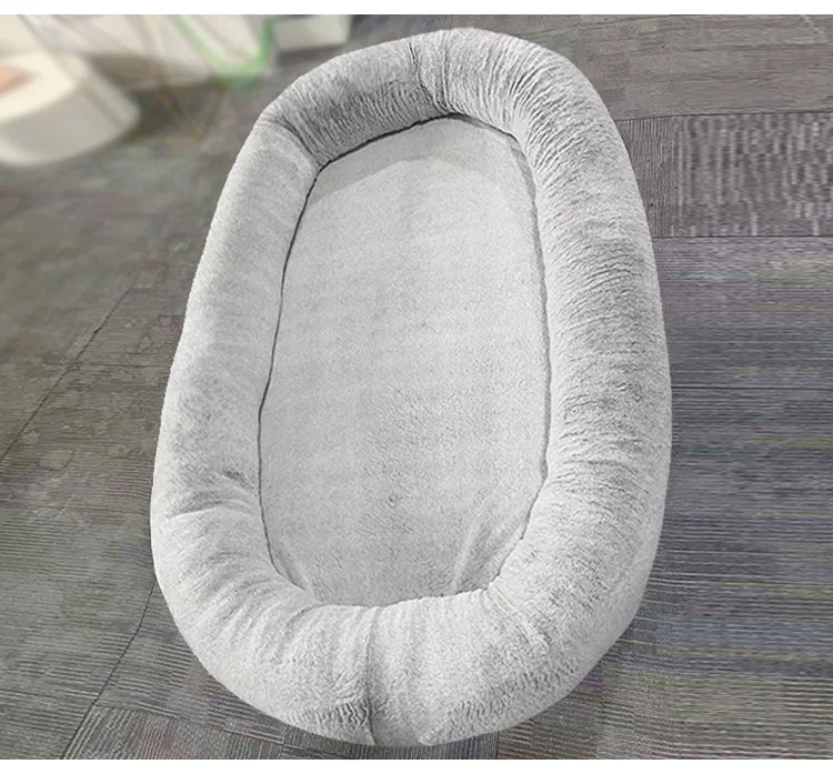 New Popular Large Size Human Dog Bed Indoo Ultra Large Giant Plush Dog Bed for People Adults