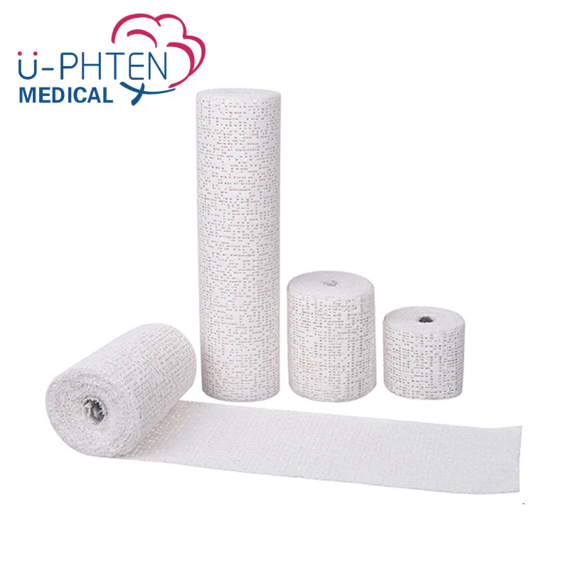 U-phten medical Pop Bandage Gypsum Plaster Of Paris Gauze Pop Bandage