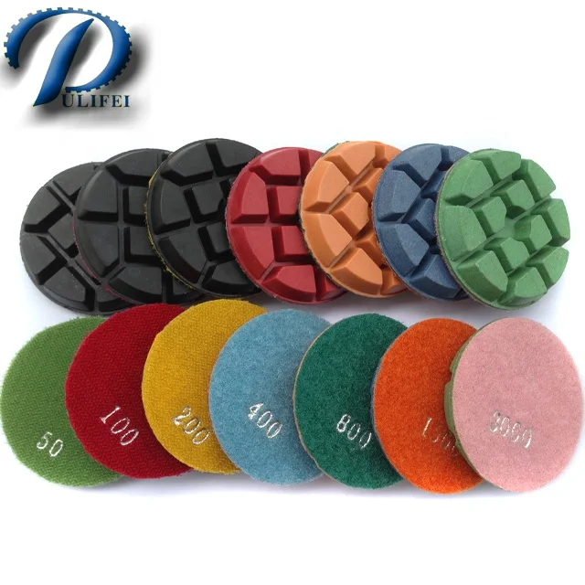 80mm 100mm Planetary Concrete Floor Grinder Polishing Tools Concrete Floor Polishing Pad Diamond Resin OEM Floor Grinding CN;FUJ