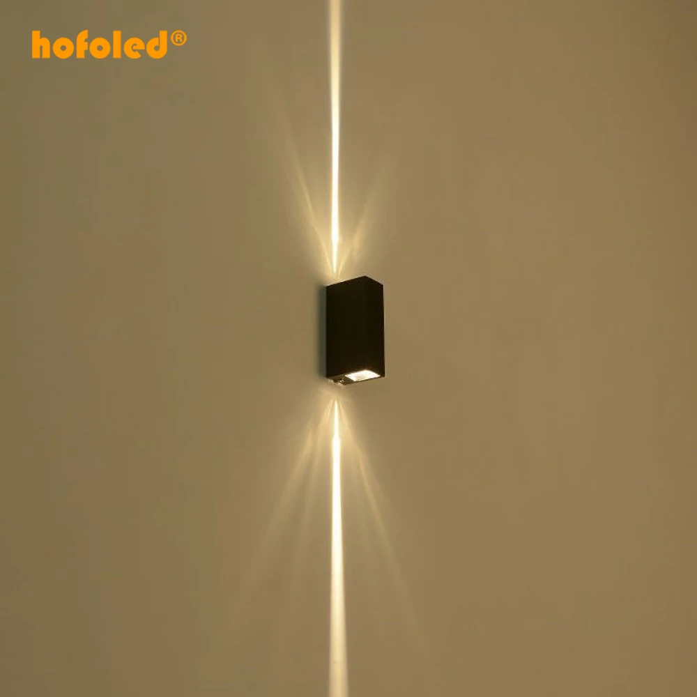 Customized Double Head Outdoor Wall Lamp Sconce Lighting Garden Aluminum Wall Light