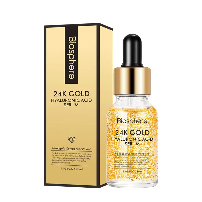 Wholesale Essence Skincare Product Niacinamide 24K Gold Face Serum Brightening Skin Tone