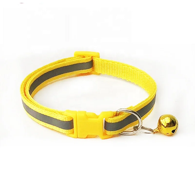 Pet products light-reflecting dog collar cat collar Available in 12 Colors