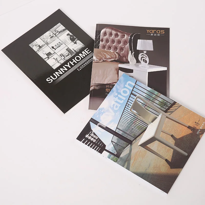 35 years Factory OEM Fancy Paper A4 Year Book & Catalogue Magazine Printing Service for Business Use