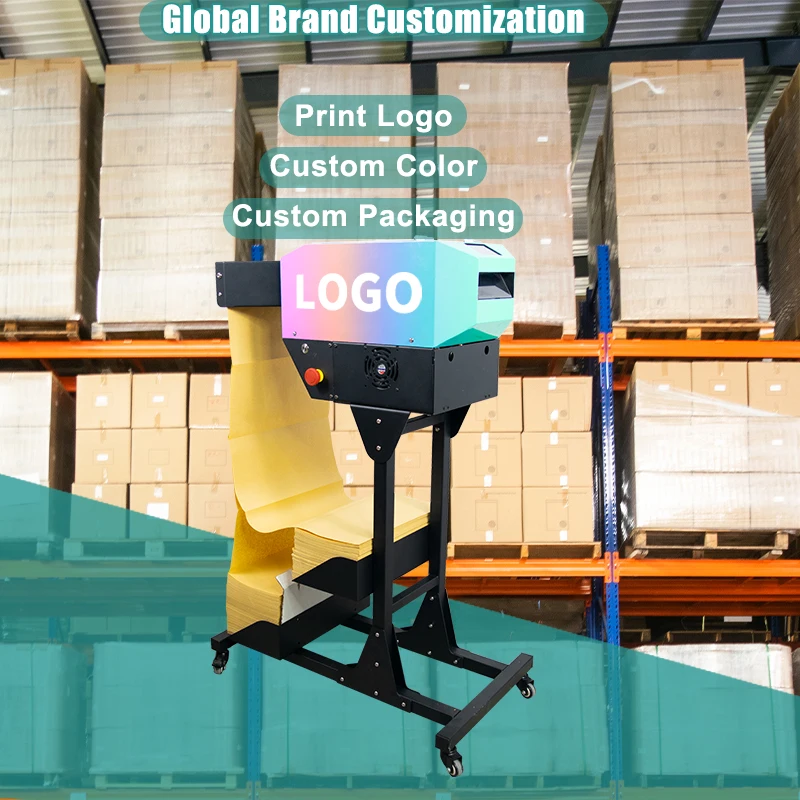 2024 New Release Packaging Protective Making Pad Cushion System Kraft Paper Void Fill Machine