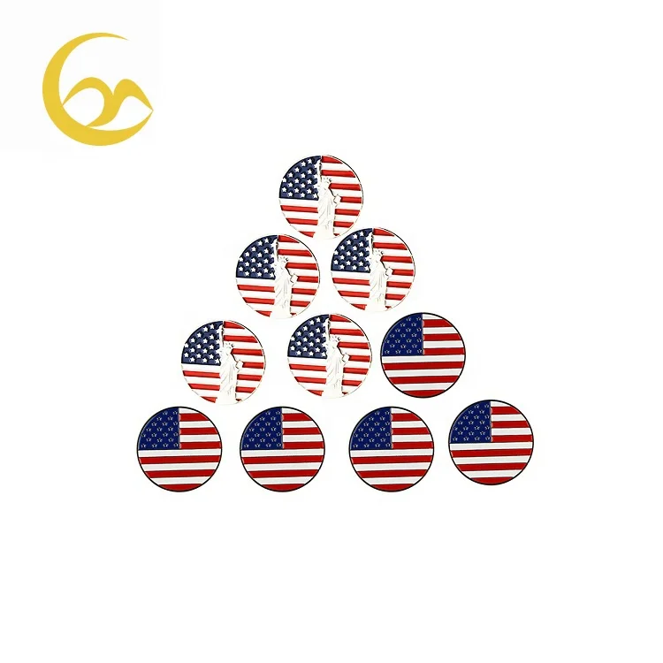 
Golf Accessories Cheap Magnetic Flag Golf Ball Marker 