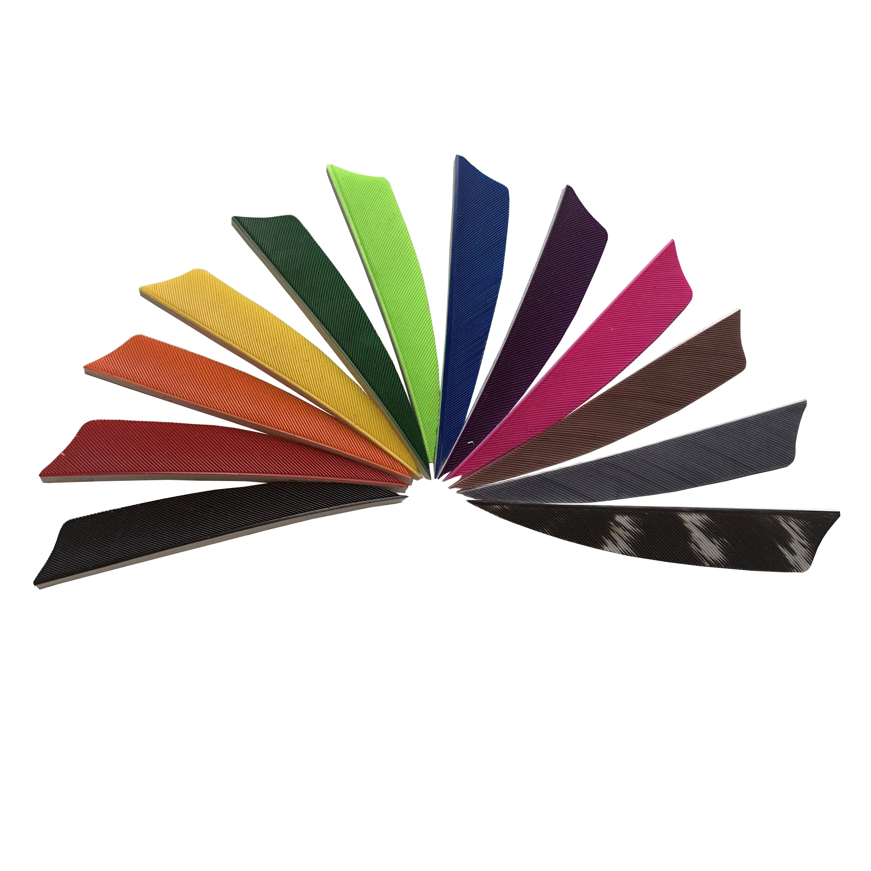 2,5 дюймовый экран RW перья стрелы для стрельбы из лука травление для охоты стрельба карбоновые стрелы аксессуары традиционный Рекурсивный лук