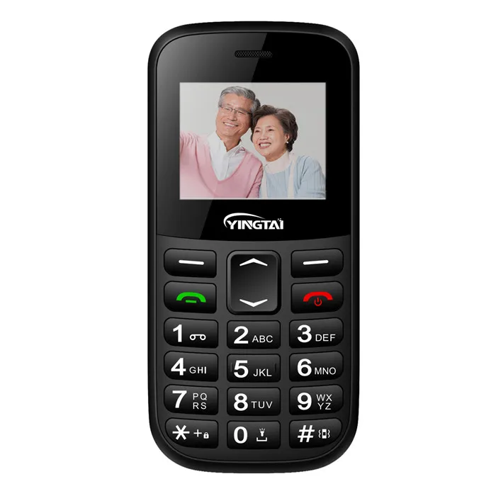 1.77 inch type-C gsm quad band big button unlocked dual SIM handy phone 2g