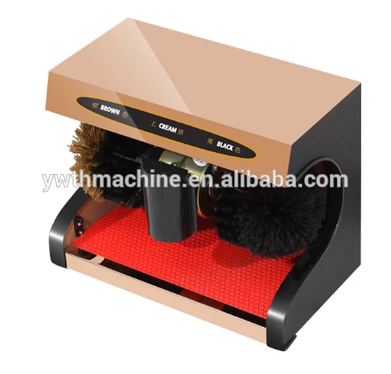 household commercial auto shoe shine machine electric shoe brushing machine