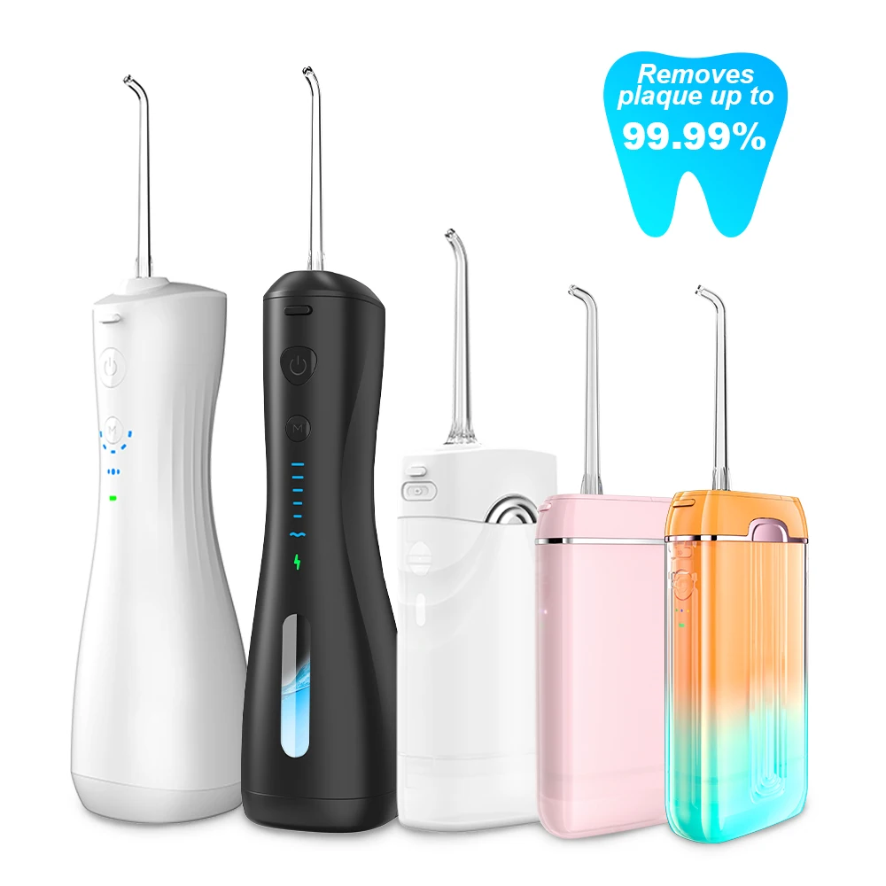 250ml Rechargeable Dental Care Professional Oral Irrigator Portable Water Flosser  2 In 1 Teeth Cleaner For Teeth Spa