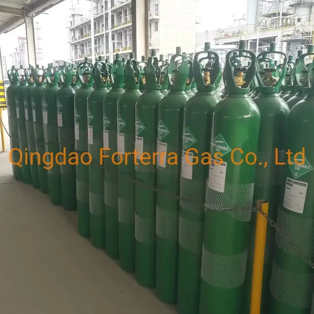 Hot Selling ISO9809 Standard Professional Industrial Empty 40L 47L 50L 150 bar Seamless Steel Gas Cylinders For Various Gas