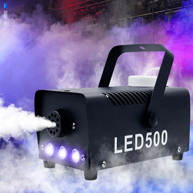 Mini RGB Fog Smoke Machine Stage Light With Remote Mini Smoke Machine For Filming