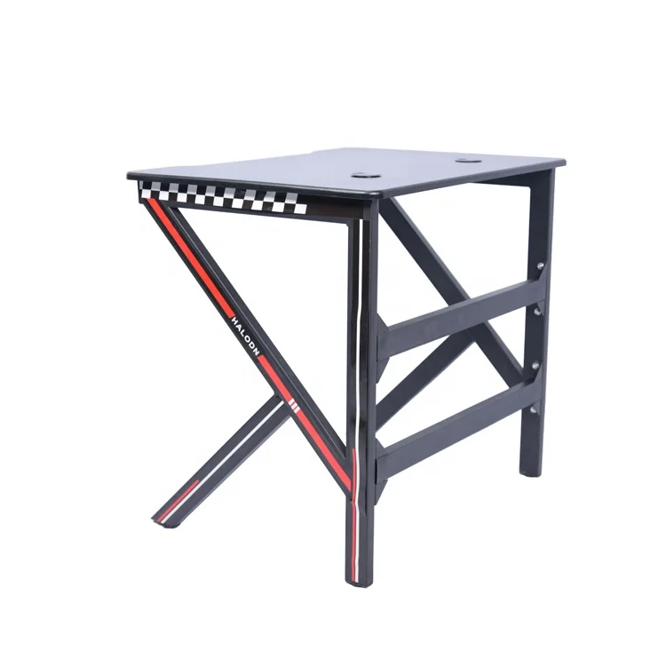 Table Folding White L Shaped Portable Internet Cafe Glass Stand Foldable Gaming Top Set Wall Computer Desk For Home