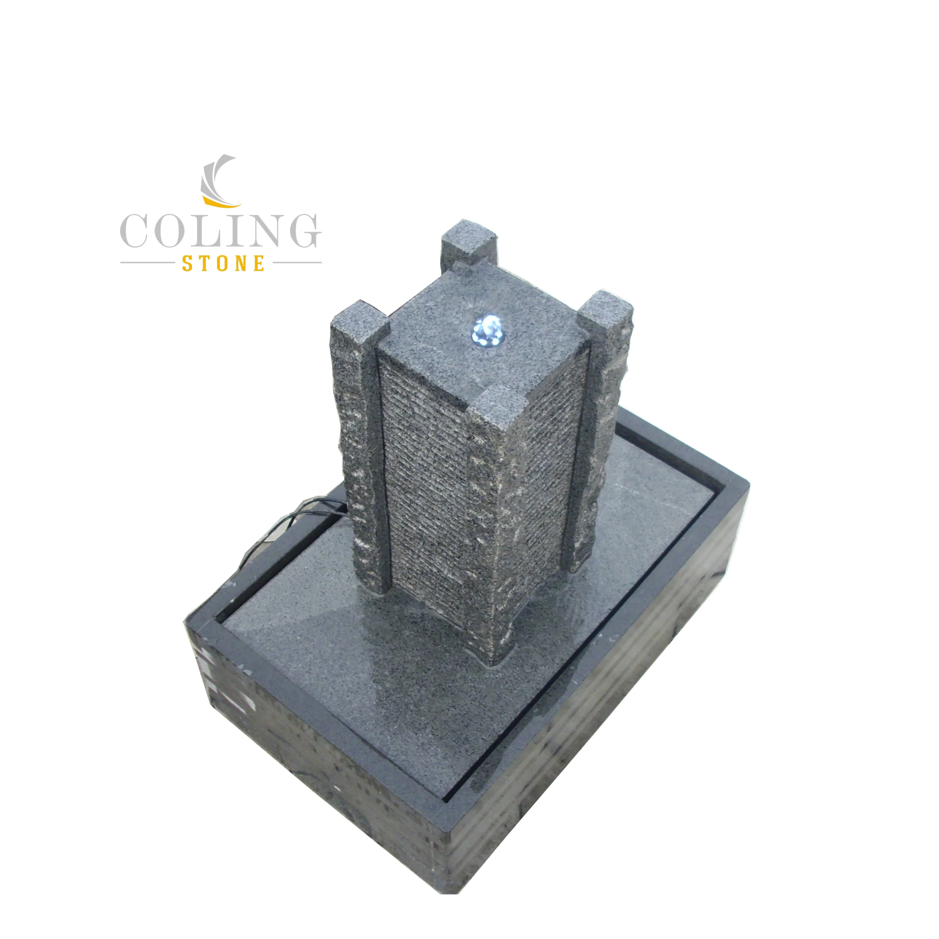 Granite Garden Water Fountain Cascading Wave Feature Stone waterfall fountain water features
