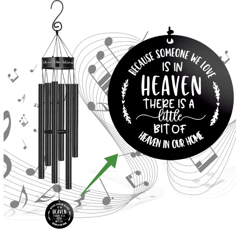 Joycuff память, колокольчики ветра, оптовая продажа, сделай сам, Круглый диск, персонализированные памятные сочувствия, подарки