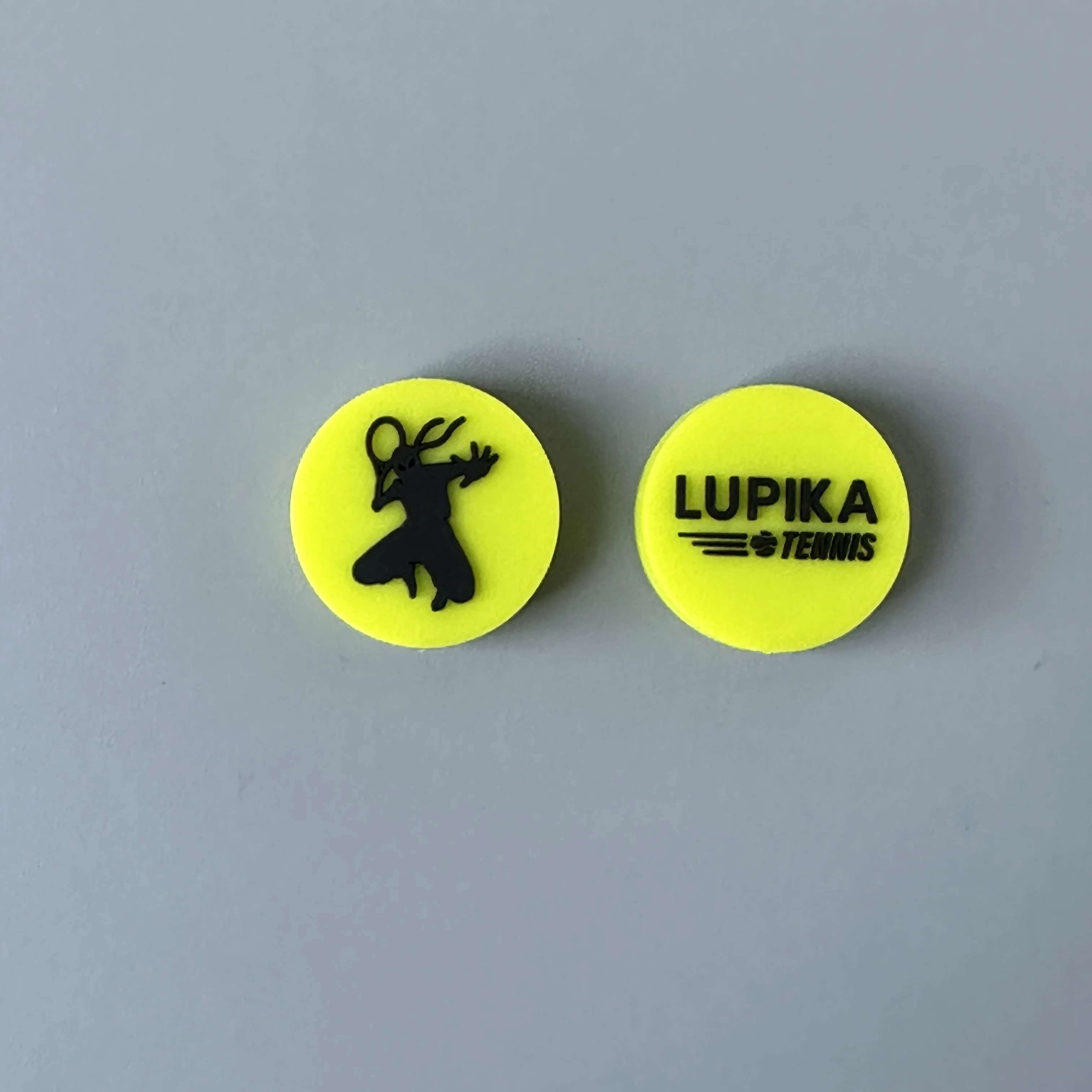 Cute silicone rubber soft PVC custom tennis dampener shock absorbers