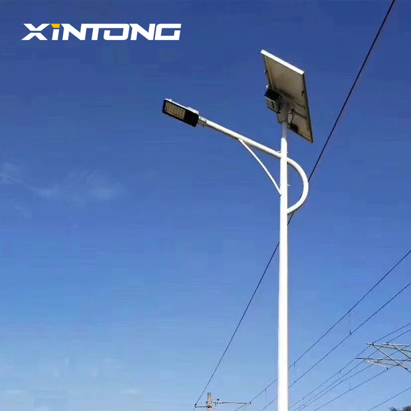 XINTONG Outdoor Waterproof Solar LED Street Light Solar Street Lamp 100w Solar Street Light Made China