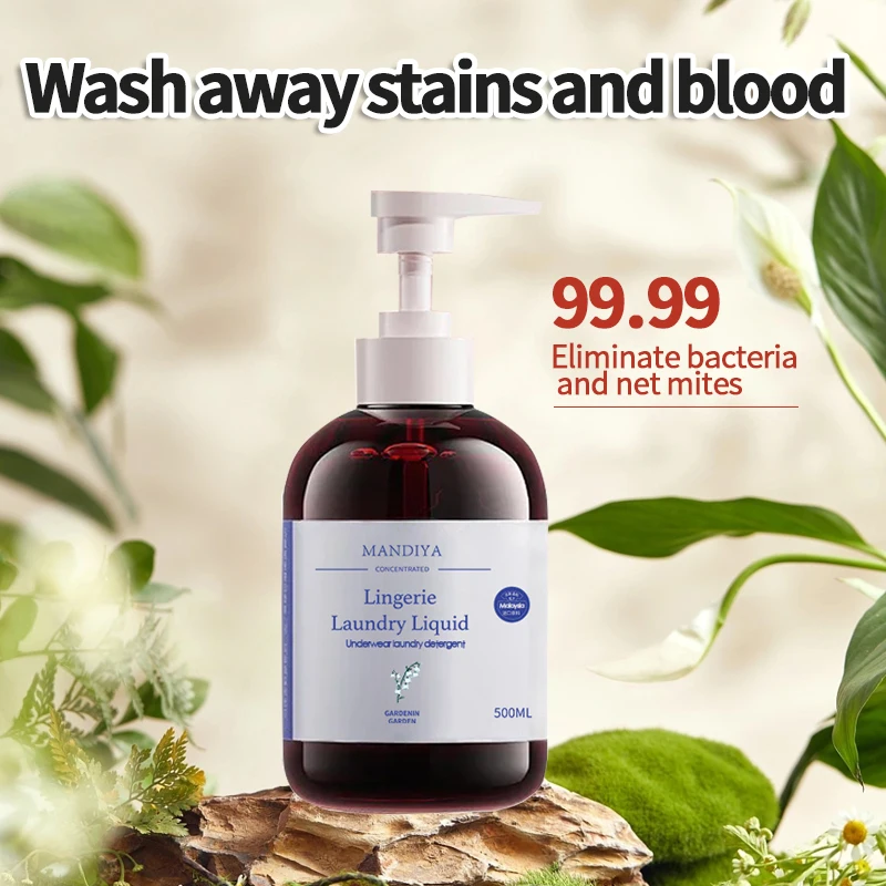 Natural Protease Underwear Laundry Liquid for Intimate Clothing Long-Lasting Fragrance 500ml Mild and Non-Irritating Bathroom