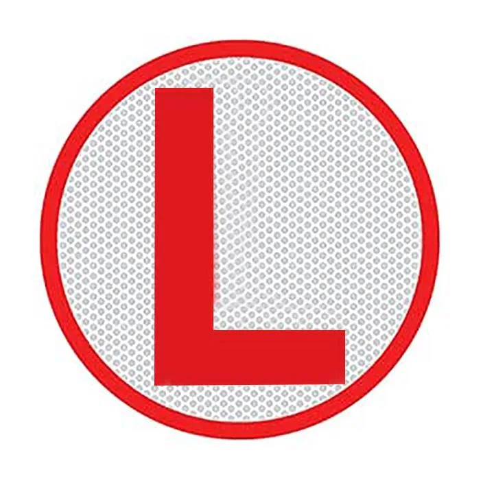 18 лет Заводская Светоотражающая наклейка L/P на табличке для автомобильного знака водителя учащегося в Великобритании