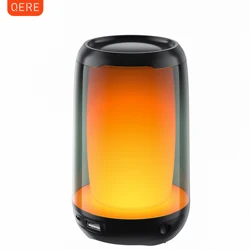 QERE HF22 Mini Ndr Stand Trolley Computer Electro Voice With 15w Wireless Charging For Phone Bt Speaker