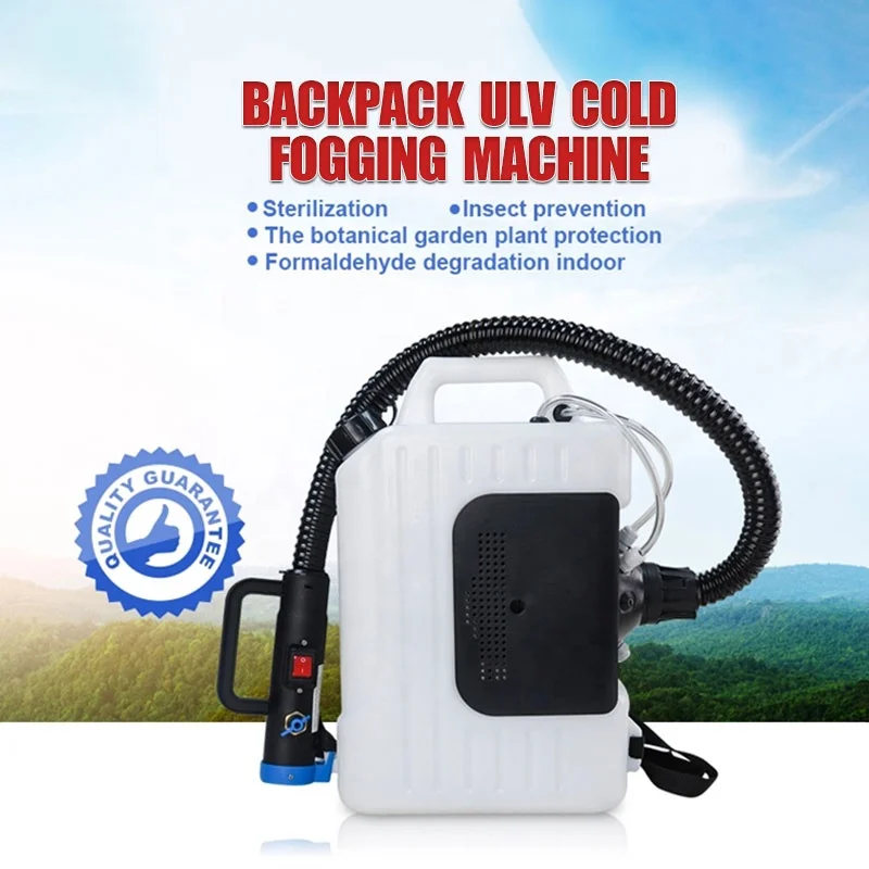 high quality 10L hot sell electric battery ULV cold fogger machine with lithium battery for home use and office use