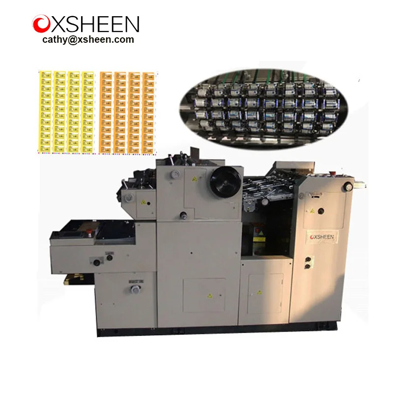 High Productivity A2 A3 A4 Page  Numbering Machine With Perforation Function